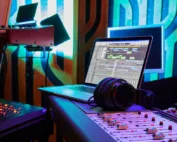 photo of recording studio
